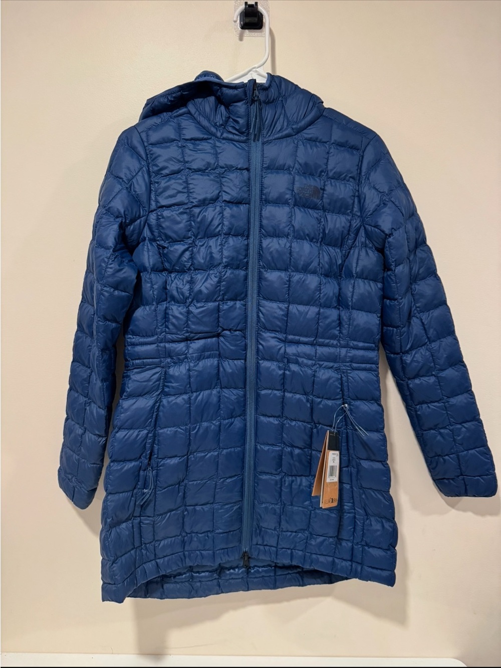 The North Face Thermoball Eco Parka Blue Womens Small NWT